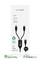Multi cable 2 in 1 packaging
