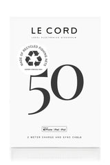 50 x Office Cable Bundle · 2 meter · Made of recycled fishing nets