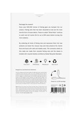 Black iPhone Lightning cable · 2 meter · Made of recycled fishing nets