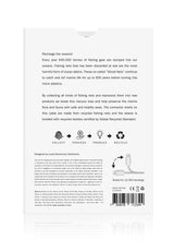 Red iPhone Lightning cable · 2 meter · Made of recycled fishing nets