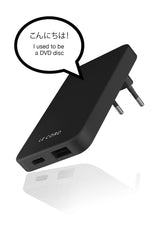 Black Lava ReCharger · 30W PD Recycled Wall Charger